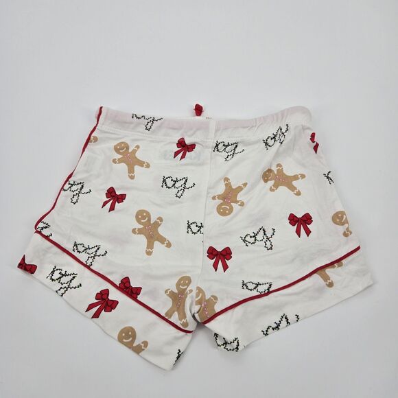 NWOT Katie J Gingerbread Pajama Shorts Small SHORTS ONLY - Picture 4 of 4